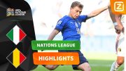 HIJ NEEMT 'M PERFECT OP DE SLOF! 💥 | Italië vs België | Nations League 2020/21 | Samenvatting