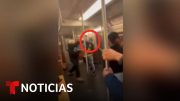 Pelea a tiros en el metro de Nueva York causa pánico | Noticias Telemundo