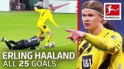 Erling Haaland – 25 Goals in 25 Games