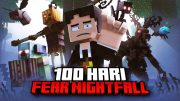 100 Hari Minecraft Fear Nightfall