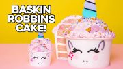 GIANT Baskin-RobbinsÆ Ice Cream Made of CAKE! | How To Cake It with Yolanda Gampp