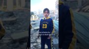 Palestinian child: 'Why did they strike the mosque?'