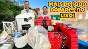 Dumpster diving! Mais de $800 dólares no lixo dos Estados Unidos!🇺🇸