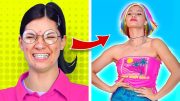 BEST WAYS TO BECOME POPULAR! || Nerd VS Hottie by 123 Go! Genius!