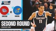 Gonzaga vs. Kansas – Second Round NCAA tournament extended highlights