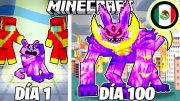 ¡Sobreviví 200 DÍAS como CATNAP en Minecraft HARDCORE!