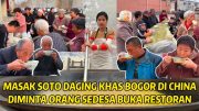 MASAK BESAR SOTO KUNING KHAS BOGOR DI DESA BARU, BERSAMAAN DENGAN ADANYA KERAMAIAN FESTIVAL CHINA