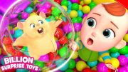 Indoor Playground with Wheels on the Bus Baby Hamster! Cartoons and Family PlayToys!