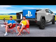 CYBERTRUCK VIROU SETUP GAMER NO ESTACIONAMENTO ‹ EduKof ›