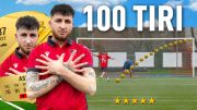 🎯⚽️100 TIRI CHALLENGE: EMANUEL ASLLANI (MERCEDESI) | Quanti Goal Segnerà su 100 tiri?