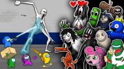 TOP ANIMATION – Rainbow Friends | Zombie | Jeff The Killer | Cartoon Cat | Granny | SCP | Siren Head