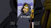 Homer Becomes The Grim Reaper? #thesimpsons