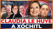 AMLO COMETE D*LITO en la MAÑANERA; XÓCHITL RETA a SHEINBAUM a DEBATIR FUERA del INE y sale CORRIENDO