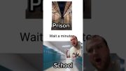 Prison vs School EXPOSED 😨