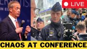 🚨 BREAKING: Police STORMS National Conservatism Conference Led By Nigel Farage